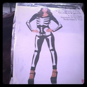 Skeleton costume new size small Leg Avenue